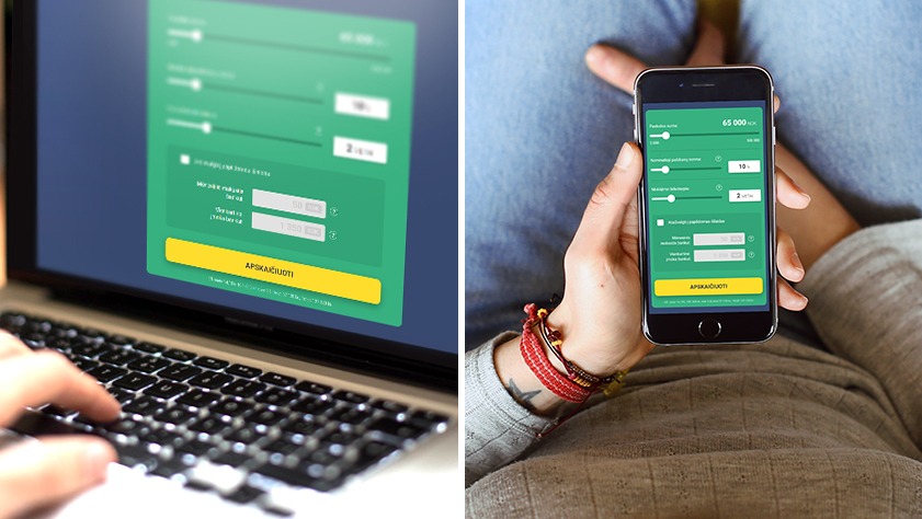 Naujoji paskolos skaičiuoklė – patikrinkite įmokas ir įkainius